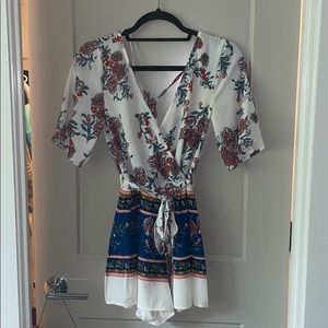 Francesca’s Floral Romper
